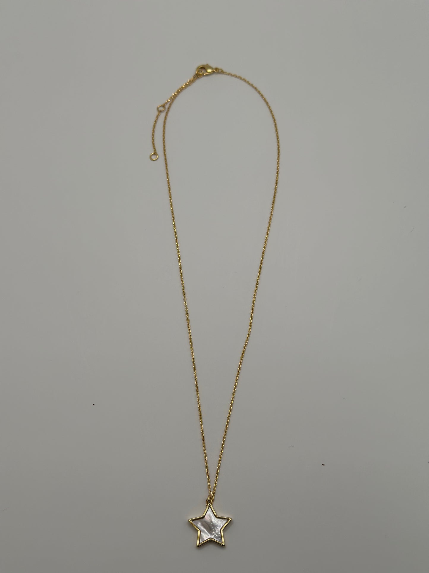 Gold-Dipped Star Pendant Necklace | Gold-Tone Dainty Chain