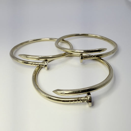 Panchadhatu Nail Cuff Bracelet | Five Metal Open Bangle with Lifetime Color Guarantee