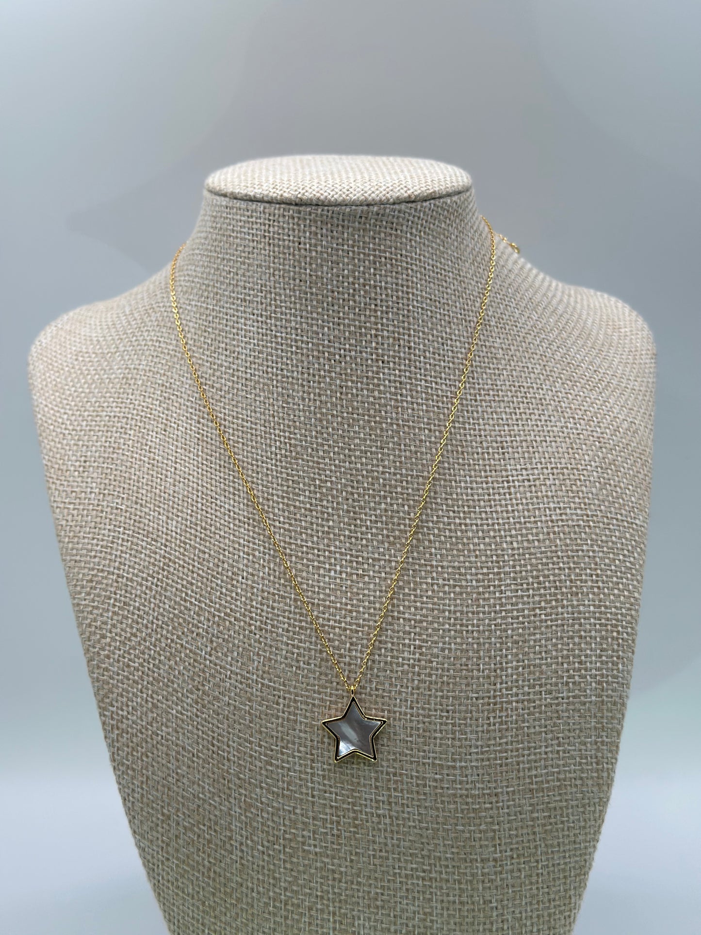Gold-Dipped Star Pendant Necklace | Gold-Tone Dainty Chain
